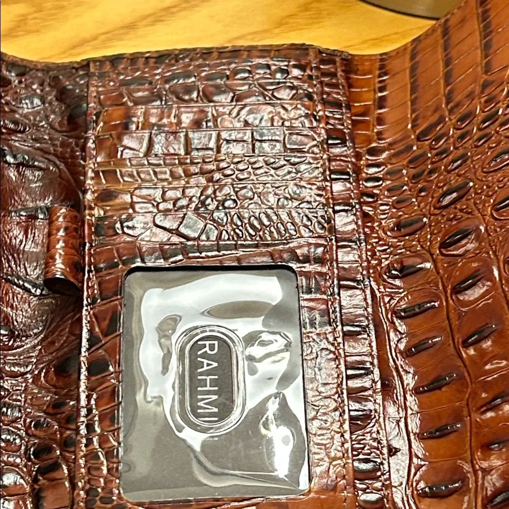 Brahmin Pecan Checkbook Wallet NWOT